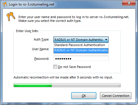 Radius Auth VPN